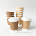 Copa desechable desechable de la taza de papel kraft ecológico